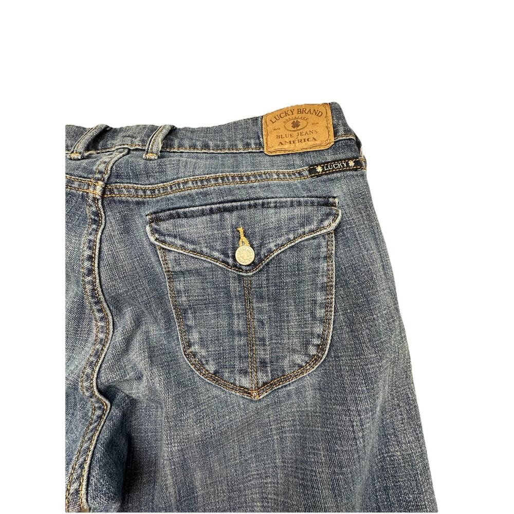 Lucky Brand Jeans Womens 8 29 Sweet N Crop Medium Wash Blue Denim Zip Fly - Picture 12 of 12